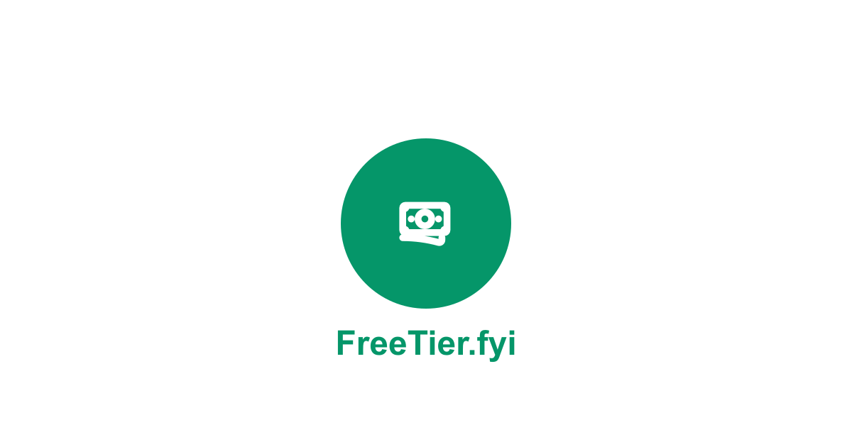 FreeTier.fyi – AI-powered database of free tiers of AI and infra services